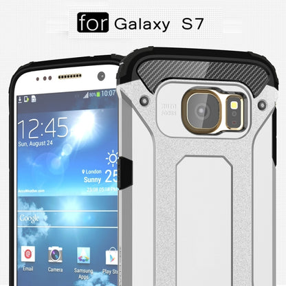 For Galaxy S7 / G930 Tough Armor TPU + PC Combination Case (Silver) by buy2fix