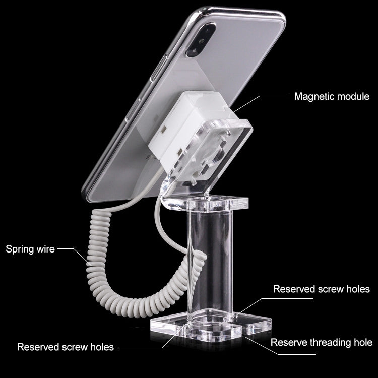 Universal Burglar Display Holder / Display Anti-theft Holder, without Alarm, For iPhone, Samsung, HTC, LG, Sony, Huawei, Lenovo and other Smartphones(White) - Security Display Holders by buy2fix | Online Shopping UK | buy2fix