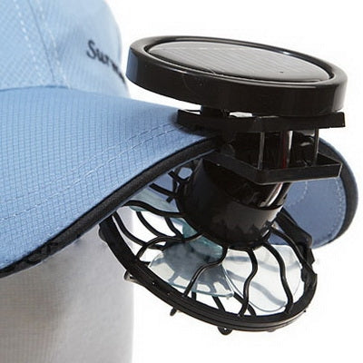 Mini Portable Clip-on Solar Power Cell Travel Cooling Cool Fan(Black) - Others by buy2fix | Online Shopping UK | buy2fix