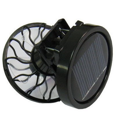 Mini Portable Clip-on Solar Power Cell Travel Cooling Cool Fan(Black) - Others by buy2fix | Online Shopping UK | buy2fix