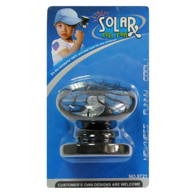 Mini Portable Clip-on Solar Power Cell Travel Cooling Cool Fan(Black) - Others by buy2fix | Online Shopping UK | buy2fix