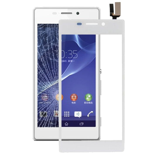 Touch Panel Part for Sony Xperia M2 / S50h(White) - Touch Panel by buy2fix | Online Shopping UK | buy2fix