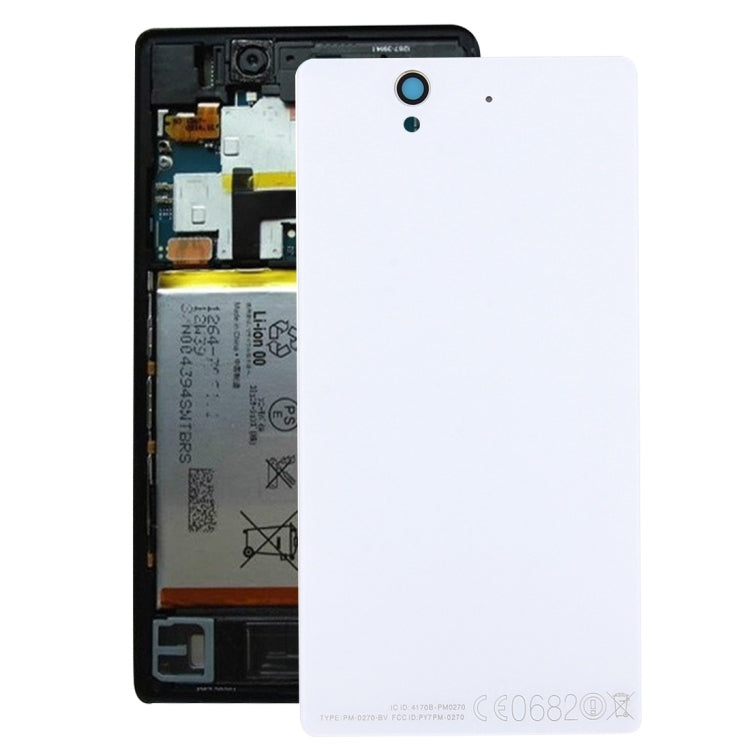 Aluminium Battery Back Cover for Sony Xperia Z / L36h(White) by buy2fix