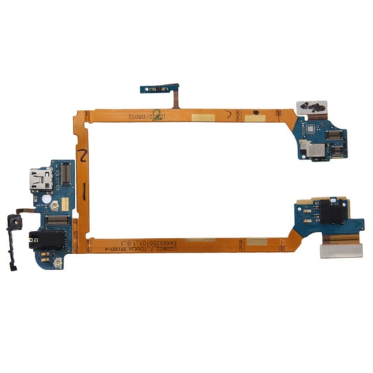 Charging Port Flex Cable for LG G2 / D802 - For LG by buy2fix | Online Shopping UK | buy2fix