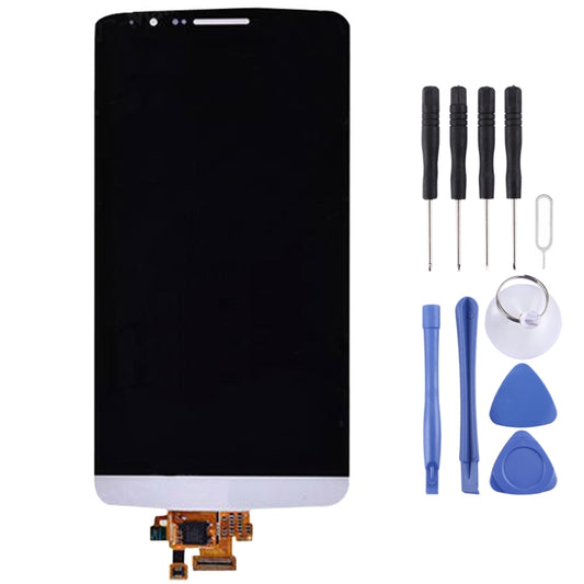 Original LCD Screen and Digitizer Full Assembly for LG G3 / D850 / D851 / D855(White) - For LG by buy2fix | Online Shopping UK | buy2fix