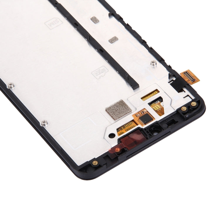 LCD Screen and Digitizer Full Assembly with Frame for Microsoft Lumia 640 XL(Black) - For Microsoft by buy2fix | Online Shopping UK | buy2fix