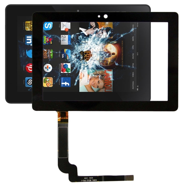 Touch Panel  for Amazon Kindle Fire HDX 7 inch(Black) - For Amazon by buy2fix | Online Shopping UK | buy2fix