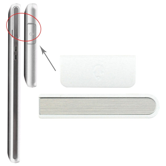 Kopfhörertaste &amp; Lautstärketaste für Sony Xperia ZR / M36h (Silber)