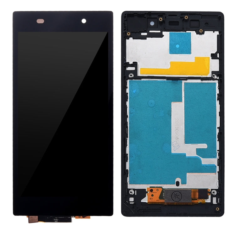 LCD Display + Touch Panel with Frame for Sony Xperia Z1 / L39h / C6902 / C6903 / C6906 / C6943(Black) by buy2fix