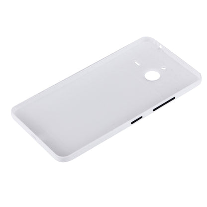 Battery Back Cover for Microsoft Lumia 640 XL (White) - For Microsoft by buy2fix | Online Shopping UK | buy2fix
