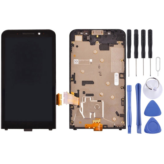 OEM LCD Screen for BlackBerry Z30 4G Version Digitizer Full Assembly with Frame(Black) - For BlackBerry by buy2fix | Online Shopping UK | buy2fix