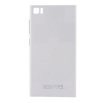 Back Housing Cover for Xiaomi Mi3(White) - Back Cover by buy2fix | Online Shopping UK | buy2fix
