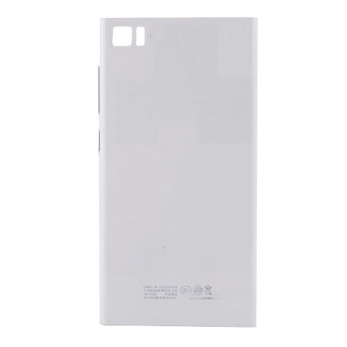 Back Housing Cover for Xiaomi Mi3(White) - Back Cover by buy2fix | Online Shopping UK | buy2fix