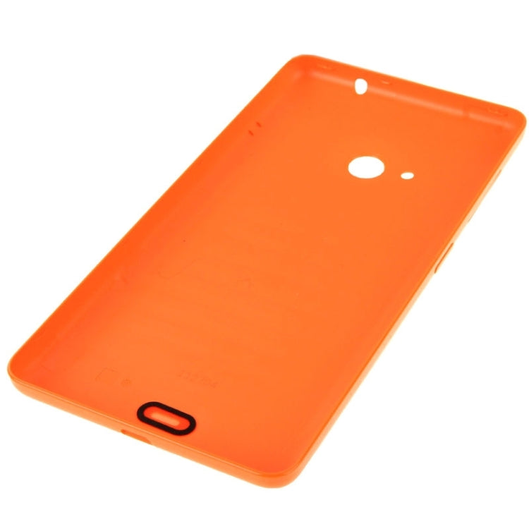Bright Surface Solid Color Plastic Battery  Back Cover for Microsoft Lumia 535(Orange) - Back Cover by buy2fix | Online Shopping UK | buy2fix
