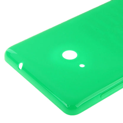 Bright Surface Solid Color Plastic Battery  Back Cover for Microsoft Lumia 535(Green) - Back Cover by buy2fix | Online Shopping UK | buy2fix