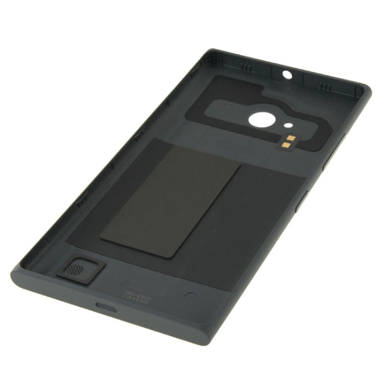 Solid Color Plastic Battery  Back Cover for Nokia Lumia 730(Black) - Back Cover by buy2fix | Online Shopping UK | buy2fix