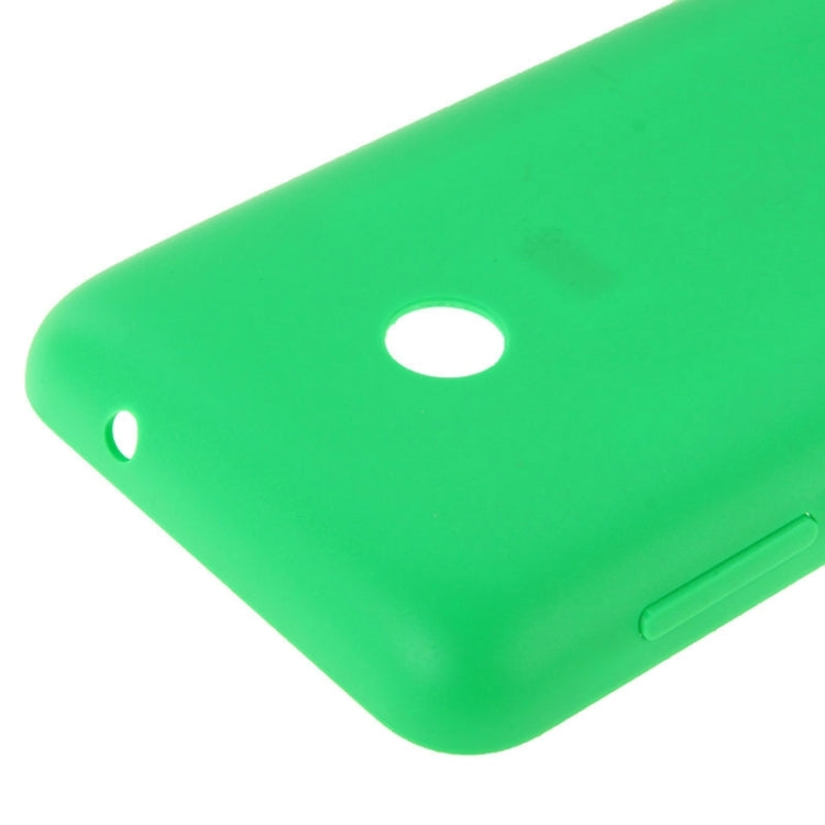 Solid Color Plastic Battery Back Cover for Nokia Lumia 530/Rock/M-1018/RM-1020(Green) - Back Cover by buy2fix | Online Shopping UK | buy2fix