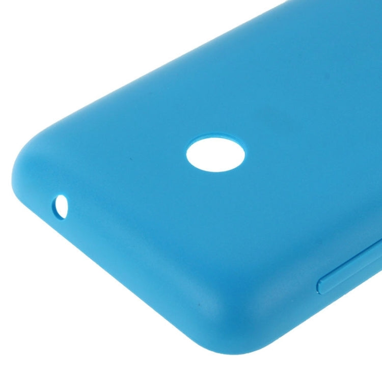 Solid Color Plastic Battery Back Cover for Nokia Lumia 530/Rock/M-1018/RM-1020(Blue) - Back Cover by buy2fix | Online Shopping UK | buy2fix