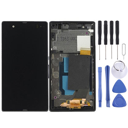 LCD Display + Touch Panel with Frame for Sony Xperia Z / L36H / C6603 / C6602(Black) by buy2fix