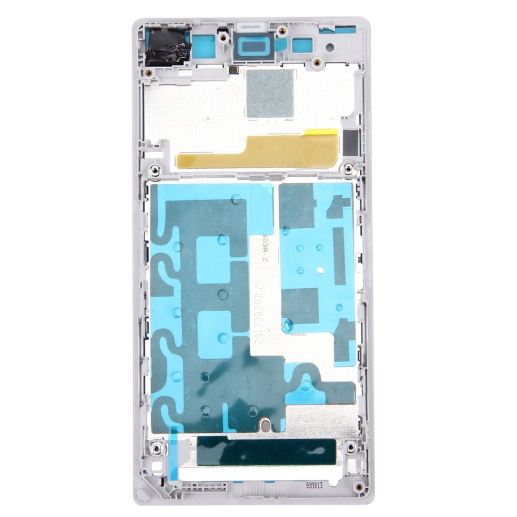Front Housing LCD Frame Bezel Plate for Sony Xperia Z1 / C6902 / L39h / C6903 / C6906 / C6943(White) by buy2fix