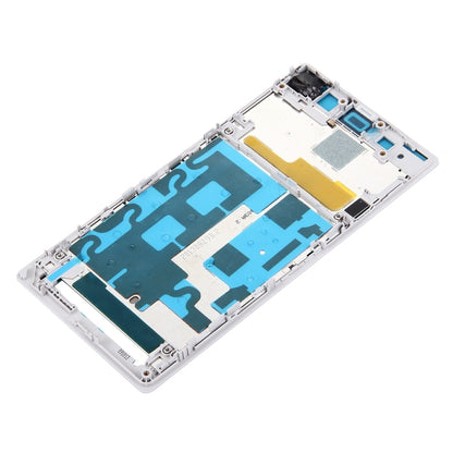 Front Housing LCD Frame Bezel Plate for Sony Xperia Z1 / C6902 / L39h / C6903 / C6906 / C6943(White) by buy2fix