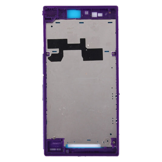 Front Housing LCD Frame Bezel Plate for Sony Xperia Z Ultra / XL39h / C6802(Purple) - Frame Bezel Plate by buy2fix | Online Shopping UK | buy2fix