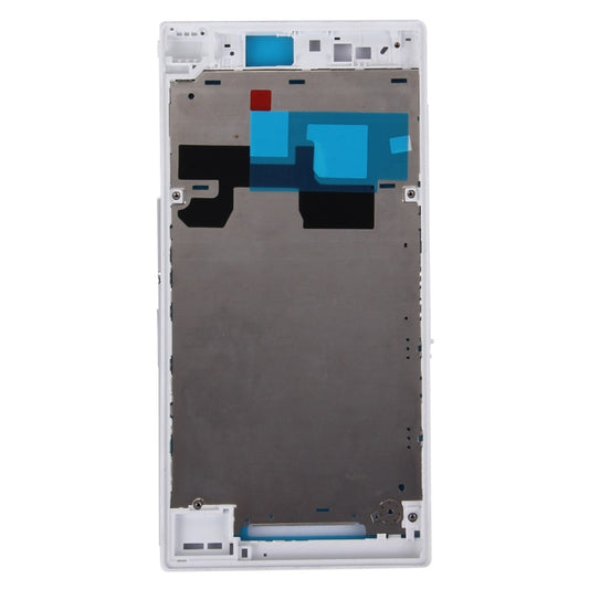 Front Housing LCD Frame Bezel Plate for Sony Xperia Z Ultra / XL39h / C6802(White) - Frame Bezel Plate by buy2fix | Online Shopping UK | buy2fix