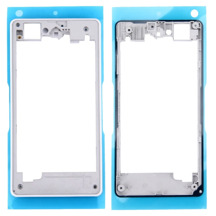 Rear Housing Frame for Sony Xperia Z1 Compact / D5503(White) by buy2fix