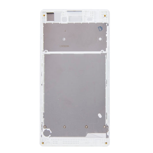Front Housing with Adhesive Sticker for Sony Xperia T3(White) by buy2fix