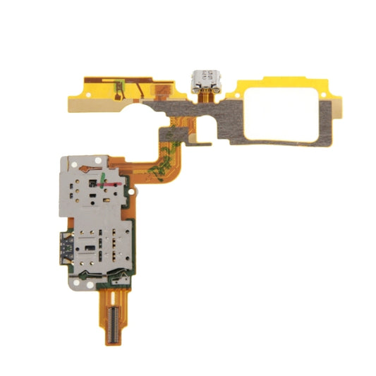 For Vivo X5Max V & X5Max+ Charging Port Flex Cable + SIM Card Reader Contact - Flex Cable by buy2fix | Online Shopping UK | buy2fix