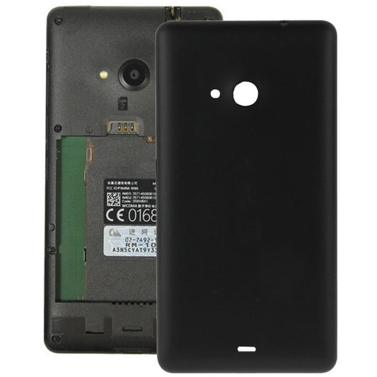 Frosted Surface Plastic Back Housing Cover  for Microsoft Lumia 535(Black) - For Microsoft by buy2fix | Online Shopping UK | buy2fix