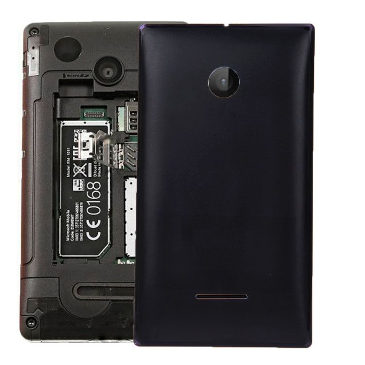 Solid Color Battery Back Cover for Microsoft Lumia 532(Black) - For Microsoft by buy2fix | Online Shopping UK | buy2fix