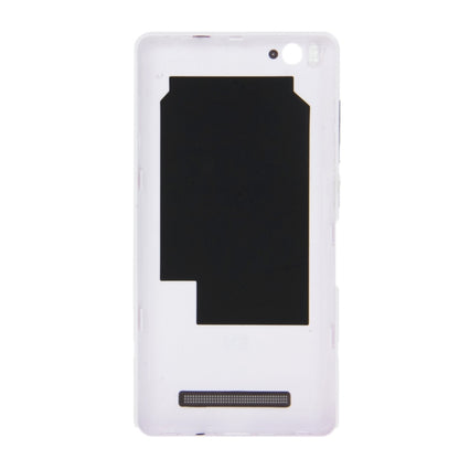 For Xiaomi Mi 4c Battery Back Cover(White) - Back Cover by buy2fix | Online Shopping UK | buy2fix