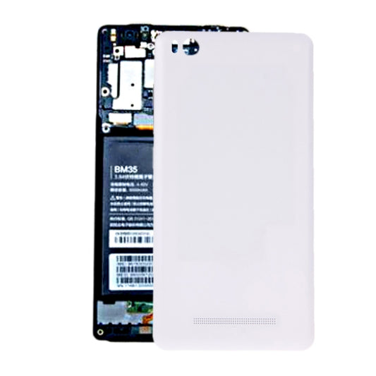 For Xiaomi Mi 4c Battery Back Cover(White) - Back Cover by buy2fix | Online Shopping UK | buy2fix
