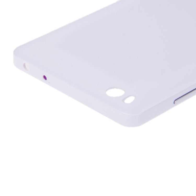 For Xiaomi Mi 4c Battery Back Cover(White) - Back Cover by buy2fix | Online Shopping UK | buy2fix