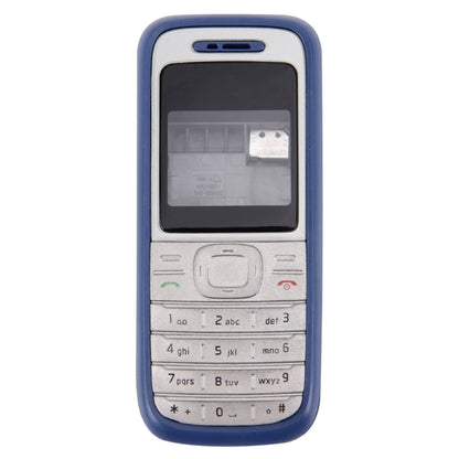 Full Housing Cover (Front Cover + Middle Frame Bezel + Battery Back Cover) for Nokia 1200 / 1208 / 1209(Blue) - Full Housing Cover by buy2fix | Online Shopping UK | buy2fix