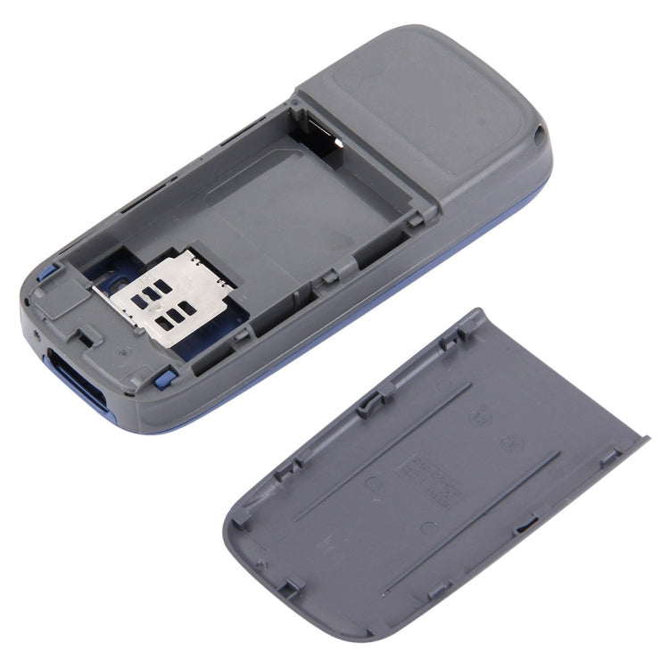 Full Housing Cover (Front Cover + Middle Frame Bezel + Battery Back Cover) for Nokia 1200 / 1208 / 1209(Blue) - Full Housing Cover by buy2fix | Online Shopping UK | buy2fix