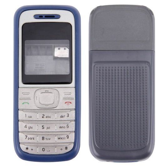 Full Housing Cover (Front Cover + Middle Frame Bezel + Battery Back Cover) for Nokia 1200 / 1208 / 1209(Blue) - Full Housing Cover by buy2fix | Online Shopping UK | buy2fix