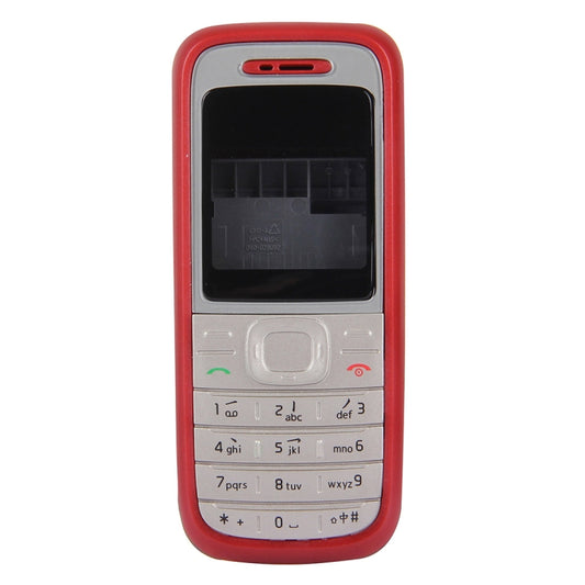 Full Housing Cover (Front Cover + Middle Frame Bezel + Battery Back Cover) for Nokia 1200 / 1208 / 1209(Red) - Full Housing Cover by buy2fix | Online Shopping UK | buy2fix