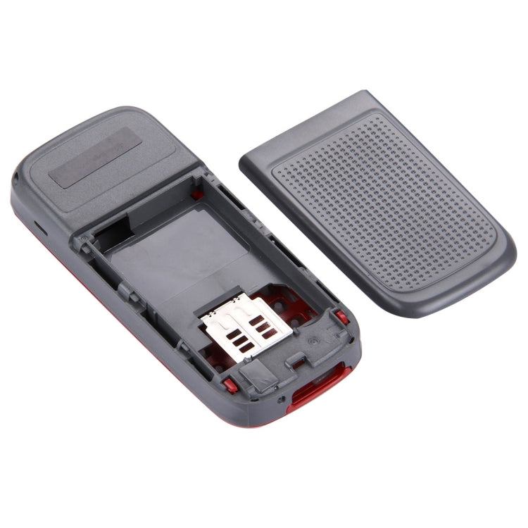 Full Housing Cover (Front Cover + Middle Frame Bezel + Battery Back Cover) for Nokia 1200 / 1208 / 1209(Red) - Full Housing Cover by buy2fix | Online Shopping UK | buy2fix