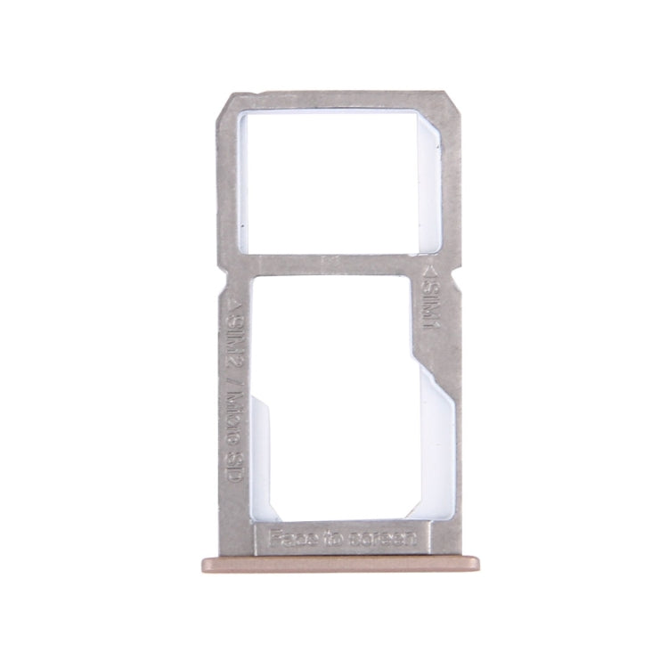 For OnePlus X SIM + SIM / SD Card Tray (Gold) - Card Tray by buy2fix | Online Shopping UK | buy2fix