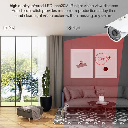 CMOS 420TVL 6mm Lens Metal Material Color Infrared Camera with 36 LED, IR Distance: 20m - Bullet Camera by buy2fix | Online Shopping UK | buy2fix