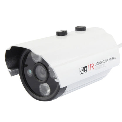 CMOS 420TVL 6mm Lens Metal Material Array LED Color Infrared Camera with 3 LED, IR Distance: 20m - Bullet Camera by buy2fix | Online Shopping UK | buy2fix