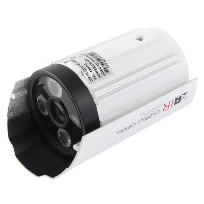 CMOS 420TVL 6mm Lens Metal Material Array LED Color Infrared Camera with 3 LED, IR Distance: 20m - Bullet Camera by buy2fix | Online Shopping UK | buy2fix