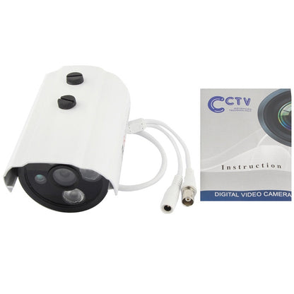CMOS 420TVL 6mm Lens Metal Material Array LED Color Infrared Camera with 3 LED, IR Distance: 20m - Bullet Camera by buy2fix | Online Shopping UK | buy2fix