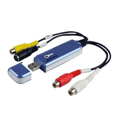 Easycap USB 2.0 Video Capture & Edit with Audio (Supports NTSC/PAL/SECAM, Video format)(Blue) - Video Capture Card by buy2fix | Online Shopping UK | buy2fix