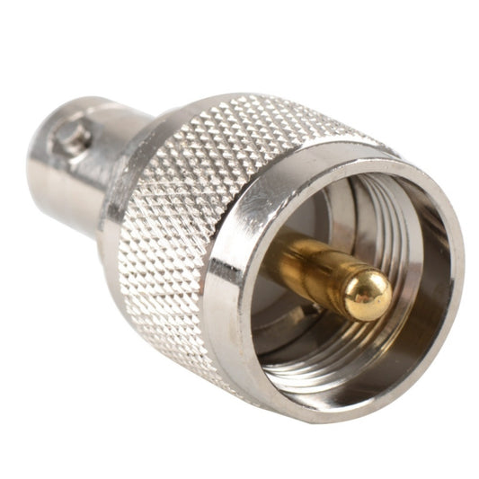 UG-273 UHF Male Plug To BNC Female Plug Nickel Plating Connector Adapter - Connector by buy2fix | Online Shopping UK | buy2fix