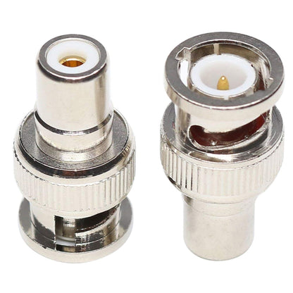 BNC Male to RCA Female Connector Coaxial Cable Adapter - Connector by buy2fix | Online Shopping UK | buy2fix