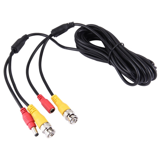 CCTV Cable, Video Power Cable, RG59 Coaxial Cable, Length: 5m(Black) - Cable & Adapter by buy2fix | Online Shopping UK | buy2fix