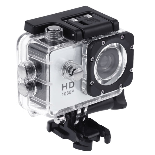 SJ4000 Full HD 1080P 2.0 inch LCD Sports Camcorder DV with Waterproof Case, Generalplus 6624, 30m Depth Waterproof(White) - Sports Camera by buy2fix | Online Shopping UK | buy2fix